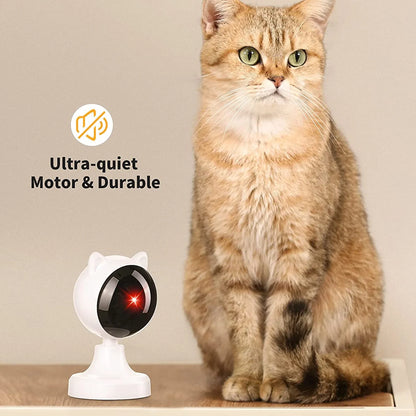 Automatic Laser Cat Toy - Engaging Laser Pointer, Adjustable Modes, and Multi-Angle Design for Indoor Cats